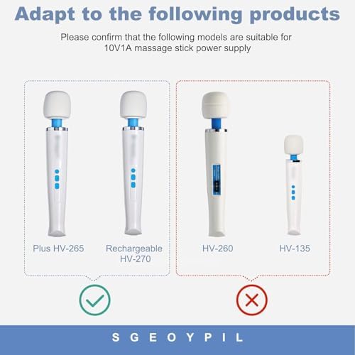 High-Performance Replacement Charger for Hitachi Magic Wand Mini HV-135 – Fast Charging Power Adapter for Ultimate Convenience and Enhanced Trigger Point Relief Experience