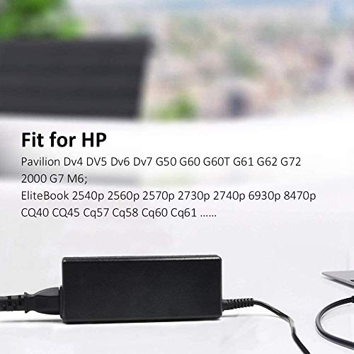 90 W HP Envy Touchsmart & Spectre X360 AC Adapter – Fast Charging, Enhanced Compatibility for 15, 17 Series & Elitebook Folio, 4.5 mm Connector, CE/FCC/ROHS Certified with 24/7 Support and 12-Month Warranty, Perfect for Laptop Power Needs