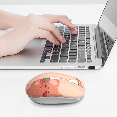 Ultra-Quiet Wireless Mouse with Nano Receiver – Perfect for PC, Laptop & Mac Book | Portable Optical Mice for Effortless Navigation | Ergonomic Design for Comfort & Productivity | Ideal for Mobile Professionals & Students