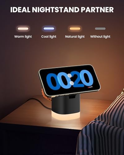 Travel-Ready Joy Geek 3-in-1 Wireless Charging Station – Fast Mag-Safe Charger for i Phone 16-12 Series, Apple Watch Series 10-2, and Air Pods Pro – Ultimate Compatibility and Speed for On-the-Go Lifestyle