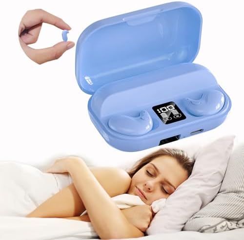 Invisible Sleep Earbuds for Side Sleepers – Ultra-Compact Wireless Headphones with Soft Silicone Comfort, Effortless Device Pairing, and Ideal Sound Experience for Meditation and Restful Nights