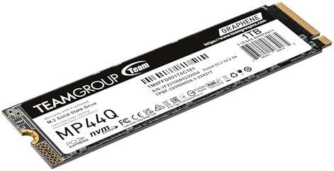 TEAMGROUP MP33 256 GB NVMe SSD – Ultra-Fast M.2 2280 Solid State Drive for Unmatched Performance Enhancement – Exceptional SLC Cache 3 D NAND TLC, PCIe Gen3 x4, Ideal for Gaming & Productivity – Experience Lightning Read Speeds Up to 1600 MB/s and Write Speeds Up to 1000 MB/s – Transform Your System with Unrivaled Efficiency & Reliability