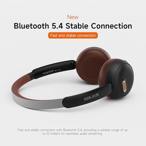 Sirius Retro Wireless Over-Ear Headphones for Kids – Ultimate 70-Hour Battery Performance with Advanced Noise Cancellation Technology, Built-In Microphone for Pristine Communication, and Superior Bluetooth Connectivity – Lightweight and Stylish Black Design Perfect for Active Young Adventurers