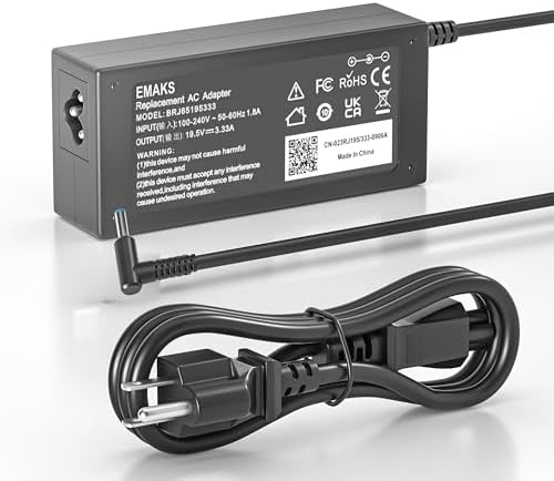 Universal 65 W Type-C Chromebook Charger – Fast & Efficient USB-C Power Supply Adapter for HP, Acer, Dell, and More – Enhanced Compatibility for Laptops & Chromebooks – Reliable Multi-Protection Safety Features – Ideal Replacement for SM45 CL SM65 CL-01 SK90200325 – Upgrade Your Charging Experience Today!