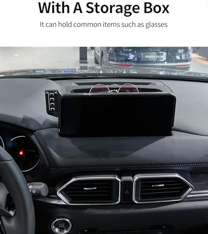 Wireless Charging car Phone Holder for Mazda CX-5 2021-2025 Accessories 10.25 inch Screen Fixed Clip,360° Rotation car Phone Mount Compatible with MagSafe – Enhanced Compatibility and Speed