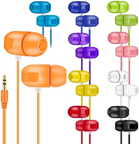 Vibrant Classroom Earbuds Bulk Pack – 30 Colorful Headphones for Kids and Adults, Ideal for Group Learning, Versatile Compatibility, and Enhanced Sound Quality for Engaging Educational Experiences