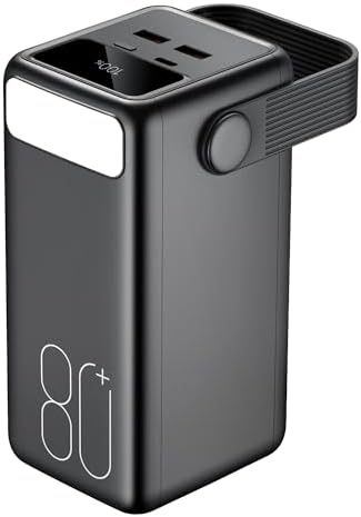 Ultra High-Capacity 70000 m Ah Power Bank – 22.5 W Fast Charging Portable Charger with LED Display & Built-In Flashlight – Ideal for Camping, Travel, and Emergency Use – Multiple Outputs for i Phone, Samsung, i Pad, and More – Stay Connected Anywhere with Long-Lasting Power Solution – Lightweight Design with Convenient Carry Strap and Real-Time Power Monitor – Comprehensive Safety Features Including Overcharge and Short Circuit Protection – Perfect for Outdoor Adventures and Unexpected Power Outages – Includes USB-C Charging Cable and 2-Year Customer Support for Peace of Mind