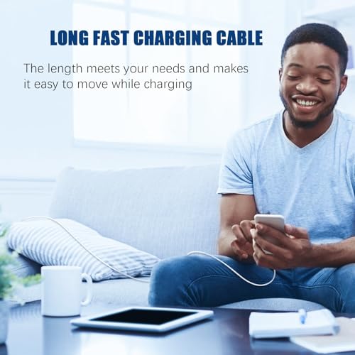 iPhone 16 15 USB C Charger Cable 10ft, Long Fast Charge Type C to C Charging Cord Wire for Apple iPhone 16 Pro Max/16 Pro/15 Plus/15 Pro Max,iPad Pro 12.9/11 inch/Mini/Air 5/4th,MacBook,Samsung-Black – Enhanced Compatibility and Speed
