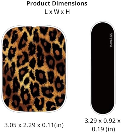 Transform Your Smartphone Handling with the Innovative Motion Grip Magnetic Phone Holder – 360-Degree Adjustable Rotation & Stylish White Leopard Design for Effortless Control and Secure Wireless Charging, Perfectly Compatible with Mag Safe for Enhanced Versatility and Comfort