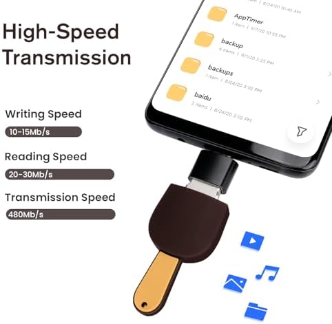 Delightful 64 GB Chocolate Popsicle USB Flash Drive – Whimsical Novelty Memory Stick for Fun, Fast Data Storage and Seamless Compatibility Across Devices