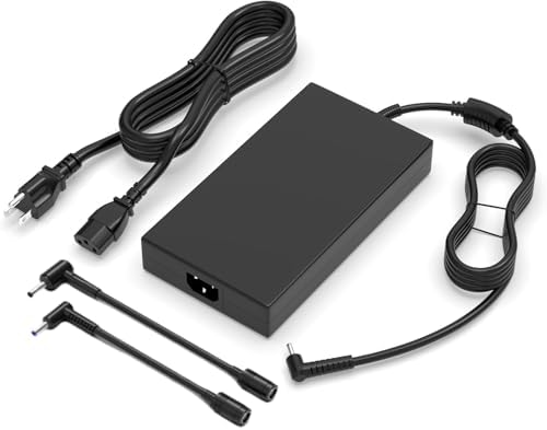 High-Performance MSI 180 W AC Charger for Gaming Laptops – Universal Compatibility with Dynamic Voltage Stabilization, Enhanced Safety Features, and 800+ Charge Cycles – Ideal for GF, GS, GE, and GL Series Models – Includes Detachable Power Cord for Global Use