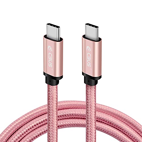 CBUS 10 ft USB-C to C Fast Charging Cable – Heavy-Duty Braided Cord for i Phone 16/15/Pro/Max/Plus & Android Devices – Superior Durability & Super Speed USB-C Charger in Stylish Purple – Unmatched Flexibility for Home & Travel Use