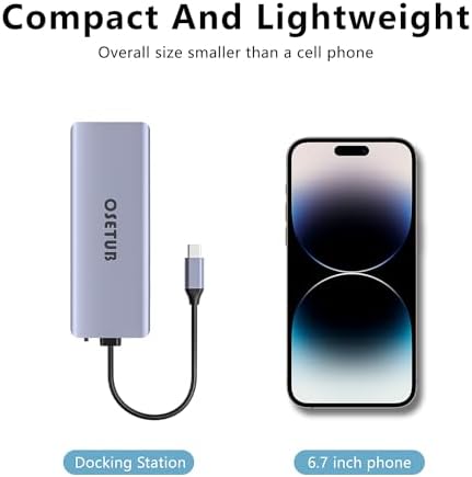 Revolutionary 8-in-1 USB-C Hub with M.2 NVMe/SATA SSD Enclosure – Experience Blazing 10 Gbps Data Transfer, Crystal-Clear 4 K HDMI Output, and Robust 100 W Power Delivery – Ultimate Connectivity Solution for XPS Users and Tech Savvy Professionals