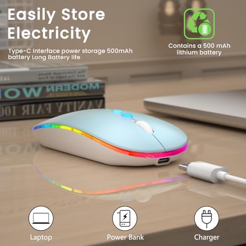 Elevate Your Computing Experience with the Q23 S Black Wireless Mouse – Rechargeable, Dual Mode USB-A & Type-C, Silent Operation, and 3 Adjustable DPI for Ultimate Precision and Versatility Across Laptops, Macs, PCs, and Android Devices