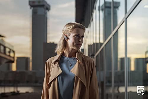 Philips Fidelio T1 True Wireless Earbuds – Audiophile-Grade Sound & Advanced Active Noise Cancelling Pro+ Technology, Bluetooth 5.2 for Seamless Connectivity, Ergonomic Design for All-Day Comfort, Long Battery Life with 25 Hours Playtime, Perfect for Music Lovers and Daily Use