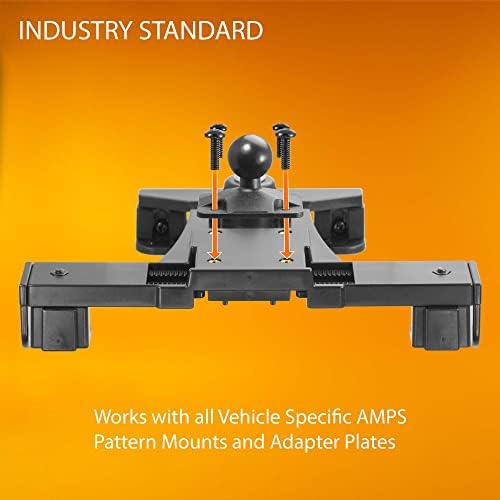 Heavy-Duty Locking Tablet Mount for Trucks – i BOLT Bizmount Dock’n Lock for 7″ to 10″ Tablets – Ultimate ELD Device Holder for Fleet Management and Restaurant Operations – Secure Drill Base for Enhanced Stability and Compatibility