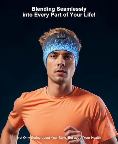 Ultimate Bluetooth 5.4 Sleep Headband Headphones – Designed for Side Sleepers, Unmatched Comfort for Active Lifestyles, Superior Sound Quality, Ergonomic Fit for Enhanced Relaxation, Ideal Tech Gift for Music and Podcast Enthusiasts