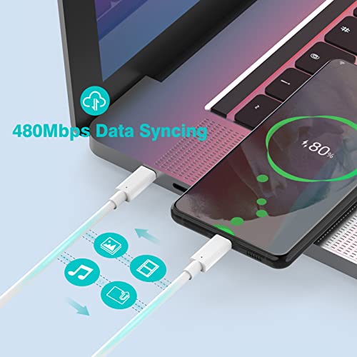 10 ft 100 W USB C to USB C Charging Cable – Ultimate Fast Charging Solution for Mac Book Pro, i Phone 15, i Pad Pro, and Samsung Galaxy – Enhanced Durability, PPS Compatibility, and 10-Foot Flexibility for Optimal Device Performance