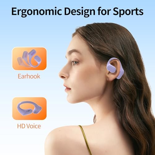 Elevate Your Audio Experience: Premium Bluetooth 5.3 Sport Earbuds with IP7 Waterproof Protection, 24-Hour Playback, Noise-Canceling Technology, and Secure Over-Ear Hooks for Unmatched Performance in Any Environment