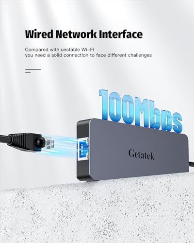 Enhance Your Digital Workflow with the Premium 6-Port USB-C Ethernet Hub – Unleash 10 Gbps Data Speeds, Stunning 4 K@60 Hz HDMI Output, and 100 W Power Delivery for Mac Book, Dell, Lenovo, i Phone 15 & Pro Max – Ideal for Professionals Seeking Seamless Connectivity and Versatile Performance!