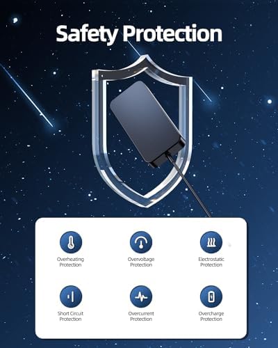 High-Performance 135 W AC Charger for Lenovo Think Centre M70, M80, M90 Series & Think Station P320, P330 – Fast Charging Power Supply Adapter with Enhanced Safety Features and 12-Month Warranty