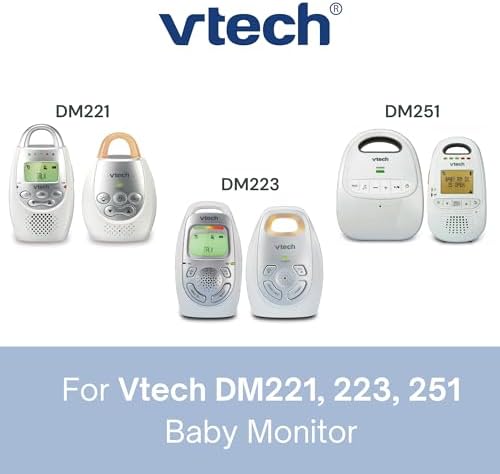 Experience Unmatched Flexibility with the 9.7 ft Extra Long Vtech Charger Cord – Premium Fast Charging Power Adapter for DM111 & DM112 Audio Monitors, Designed for Maximum Reliability and Convenience in Baby Monitoring Solutions