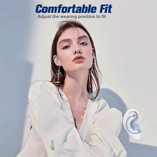 Ultra-Comfortable Wireless Earbuds for Side Sleepers – Discreet Purple Sleep Headphones with Enhanced Bluetooth for Effortless Connectivity, Lightweight Design for Blissful Rest, Perfect for Relaxing Sounds and Guided Meditations, Experience Serene Sleep with Tiny, Invisible Earbuds