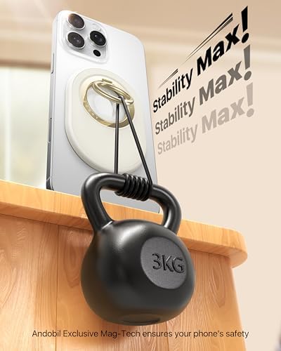 Transform Your Mobile Experience with the andobil 2025 Magnetic Phone Grip – Ultimate Mag Safe Compatibility for i Phone 16 Plus, 15, 14, 13 Pro Max, and Mini – Elegant Oval Design in Timeless White – Ultra-Lightweight, Ergonomically Designed for Comfort – Snap-On Installation for Secure and Effortless Use – Ideal for Photography, Streaming, and Texting – Revolutionize Your Smartphone Setup Today!