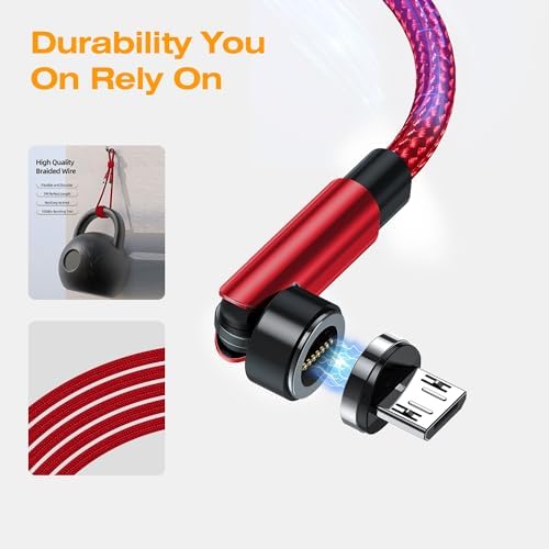Transform Your Charging Routine with the 7-Pin Magnetic USB C Cable – Ultra-Fast 3 A Phone Charger Featuring 360° Rotating Connector for Effortless Use, Compatibility with Android & i OS Devices, and Durable Construction for Everyday Reliability – Includes Two Versatile Cables for Home and Travel Convenience