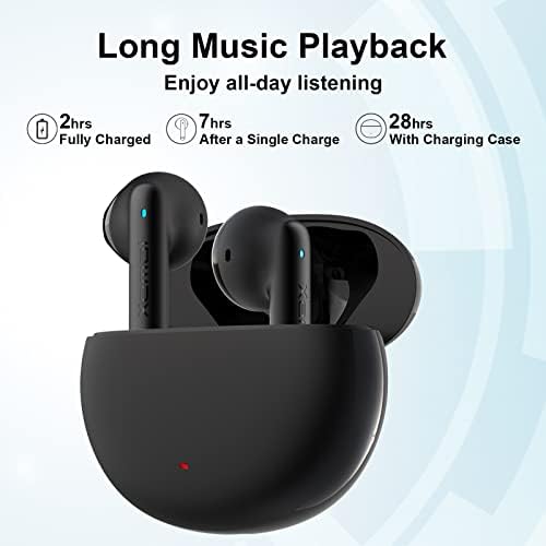 Edifier X2 Wireless Earbuds – Premium Bluetooth Headphones with Microphone | Lightweight Hi-Fi Stereo Sound | IPX54 Waterproof Cordless In-Ear Design | 28-Hour Playtime with Charging Case | Enhanced Compatibility for Seamless Listening Experience | Ideal for Active Lifestyles