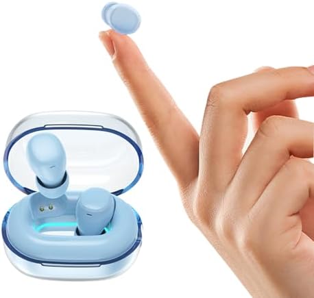 Invisible Mini Bluetooth Earbuds for Small Ears – Ultra-Discreet Wireless Headphones for Seamless Comfort at Work and Sleep – Advanced Pairing with Enhanced Device Compatibility – Ideal for Professionals Seeking Hidden Audio Solutions and All-Day Wear – Lightweight Low-Profile Design Perfect for Active Lifestyles
