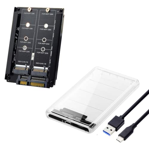 Chenyang Dual Function MSATA SSD JBOD Adapter with USB C 2.5″ Hard Drive Enclosure – Unmatched Speed and Versatility for Enhanced Storage Solutions