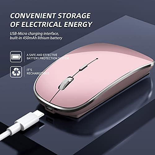 Elevate Your Computing Experience with the Q23 S Black Wireless Mouse – Rechargeable, Dual Mode USB-A & Type-C, Silent Operation, and 3 Adjustable DPI for Ultimate Precision and Versatility Across Laptops, Macs, PCs, and Android Devices