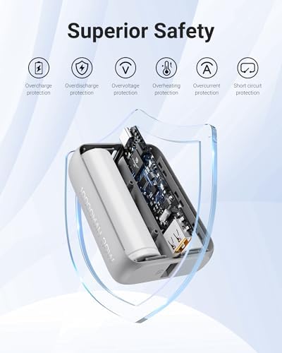 VOLTME Ultra-Slim 10000 m Ah Portable Power Bank – High-Speed 22.5 W USB-C & USB-A Dual Output Charger for i Phone 16/15/14/13/12, Samsung Galaxy S24/S23, i Pad & More – Travel-Ready Design with Enhanced Compatibility and Fast Charging Technology