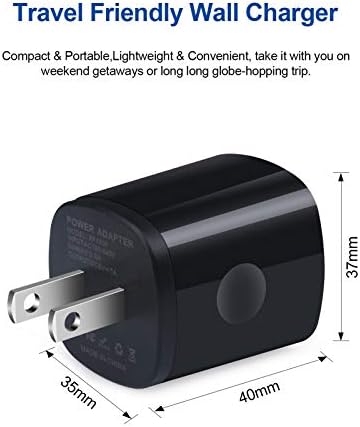 Ultra-Fast Wall Charger A35 Galaxy Cube: 6 FT Braided USB-C Power Cord for Samsung Galaxy A Series & S Series – 3-Pack with Enhanced Compatibility & Safety Features