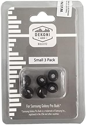 Transform Your Listening Experience with Dekoni Audio Bulletz Memory Foam Replacement Ear Tips for Galaxy Buds Pro | Superior Comfort & Enhanced Noise Isolation | Fits Perfectly in Galaxy Buds Case – Three Pack for Ultimate Convenience