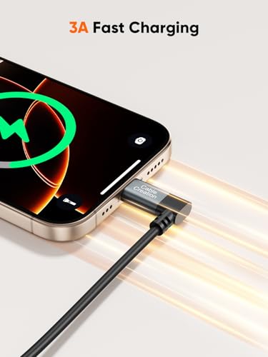 Revolutionize Your Charging Experience with the Cable Creation 5 ft Retractable USB-C Coiled Cable – Fast 3 A Charging for Android Auto, Apple Car Play, i Phone 15/16, and More – Durable, Tangle-Free Design for Effortless Data Sync and Seamless Connectivity Across All Type C Devices