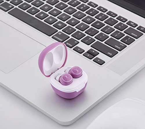 Altec Lansing Nanobuds – Stylish Purpley Pink Truly Wireless Earbuds with IPX7 Waterproofing, Touch Controls, and Portable Charging Case for Enhanced Audio on the Go – Perfect for Travel, Sports, and Daily Commutes