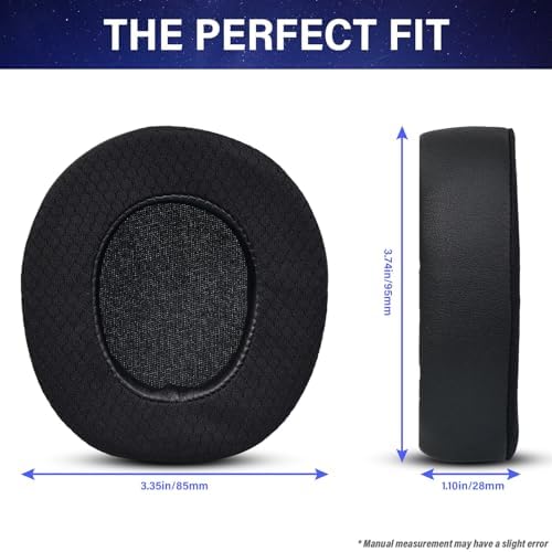 Ultimate Comfort Cooling-Gel Earpads for Steelseries Arctis Nova Pro Wireless – Superior Noise Isolation Foam for Extended Wear, Premium Replacement Cushions for Enhanced Audio Immersion and Durability