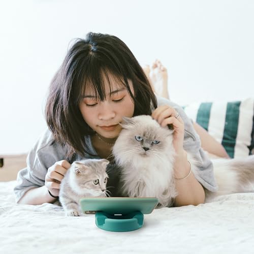 GoDonut Plus+ Phone Stand – Portable Mount Accessory – Charging Port Access – Compatible with Tablet, iPhone 16 15 14 Pro Max Android & Most Smartphones – Teal – Enhanced Compatibility and Speed