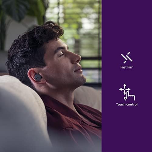 Philips Fidelio T1 True Wireless Earbuds – Audiophile-Grade Sound & Advanced Active Noise Cancelling Pro+ Technology, Bluetooth 5.2 for Seamless Connectivity, Ergonomic Design for All-Day Comfort, Long Battery Life with 25 Hours Playtime, Perfect for Music Lovers and Daily Use