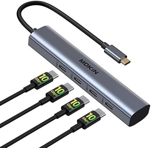Maximize Your Productivity with the MOKi N 9-in-1 USB-C Docking Station: Triple Display Multiport Hub Featuring Dual 4 K HDMI, Display Port, 3 USB Ports, 100 W Power Delivery, and SD/TF Card Reader – Perfect for Mac Book Pro, Air, and Type-C Laptops – Reliable and High-Performance Connectivity Solution for Professionals