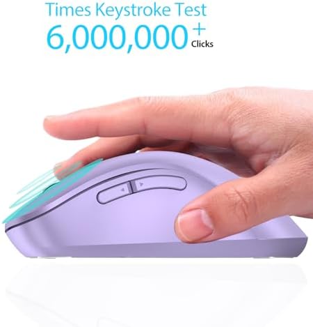 Upgrade Your Workflow with the Memzuoix 2.4 G Wireless Mouse – Ergonomic and Portable 1400 DPI USB Mouse for Laptop, PC & Desktop | 5 Customizable Buttons for Ultimate Control | Ideal for Professionals and Casual Users Alike