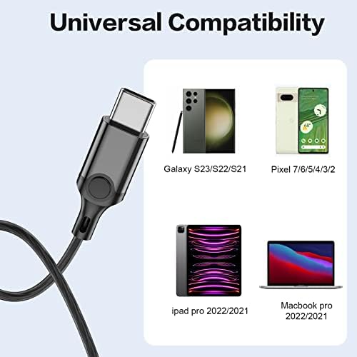 USB C Wired Earbuds with Advanced Noise-Cancellation for Ultimate Audio Clarity – Premium Sound Experience Compatible with Samsung Galaxy S25, i Phone 16, and Pixel 9 – Ergonomic In-Ear Design Featuring Magnetic Hold, Integrated Microphone, and Convenient Volume Control – Perfect for Music Enthusiasts and Professionals on the Go