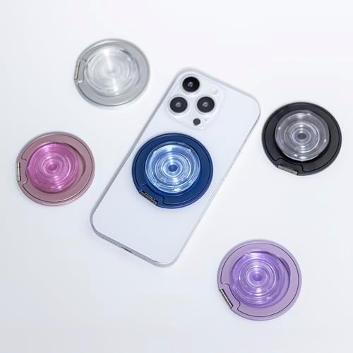 Elevate Your Smartphone Experience with the Sleek Green Mag Safe-Compatible Ultra-Thin Collapsible Phone Grip – 360-Degree Rotating Magnetic Holder for i Phone & Android, Effortlessly Enhance Functionality with Wireless Charging Compatibility, Lightweight Yet Durable – Your Essential Portable Accessory for Secure Handling and Stylish Convenience