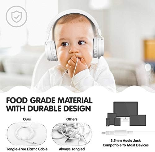 Premium ONTA Kids Headphones – Comfortable Noise-Canceling On-Ear Headset for Young Learners | Durable Wired Earphones Designed for School, Travel, and Home | Perfect Fit for i Pads, Smartphones, and Laptops | Unmatched Sound Quality for Ages 3+