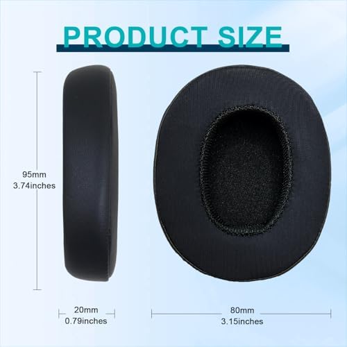 Upgrade Your Skullcandy Experience with Premium Replacement Ear Pads for Crusher Wireless, Evo, Hesh ANC & Venue Headphones – Ultimate Comfort, Superior Noise Isolation & Enhanced Audio Quality for Long Listening Sessions – Easy Installation & Sleek Design
