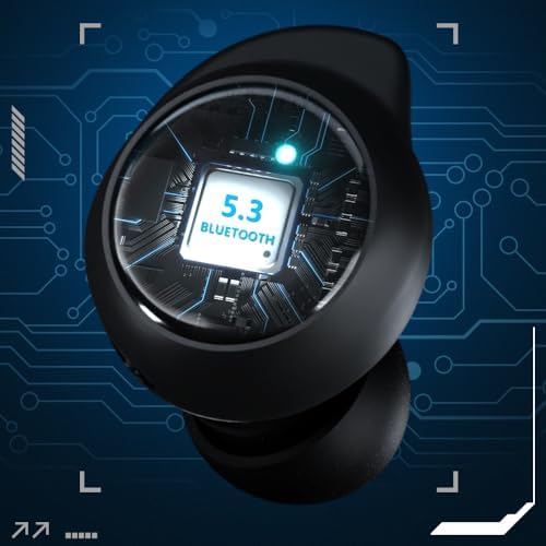 IHAO Bluetooth 5.3 Clip-On Sport Earbud Headphones – 80-Hour Playtime, Noise-Cancelling Hi-Fi Sound, IPX4 Waterproof, Secure Fit for Active Lifestyles, Perfect for Workouts and Leisure, Enhanced Connection Speed, Painless Wear – Black