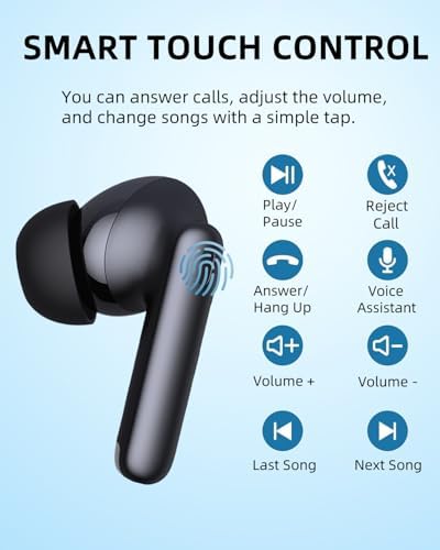 A8 PRO Wireless Earbuds: High-Performance Bluetooth Headphones with Immersive Deep Bass, IPX7 Waterproof Technology, 36-Hour Playtime, and Ergonomic Comfort for Active Lifestyles – Perfect for Music Enthusiasts and Crystal-Clear Calls on Android Devices