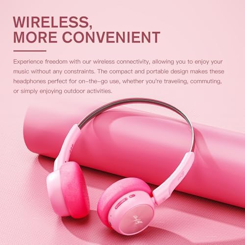 Nostalgic Retro Wireless Bluetooth Headphones – 60-Hour Battery Life, Lightweight Comfort, Built-in Microphone, Dual Device Pairing & Custom Sound App for an Immersive 80 s & 90 s Audio Adventure – Ideal for Active Music Enthusiasts and Daily Listening